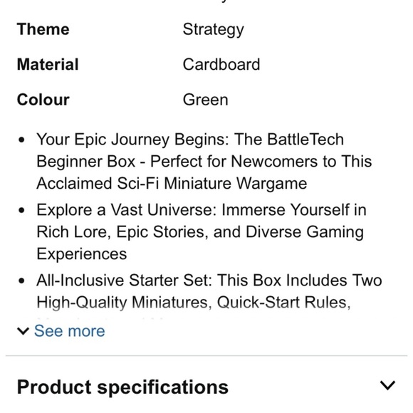 New Open Box Battletech Beginner Box by Catalyst Game Labs - Picture 16 of 16